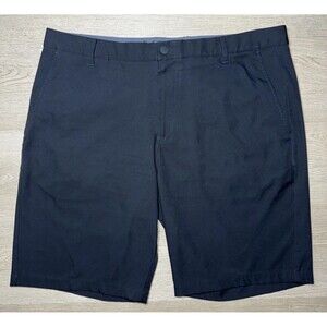 PUMA Dry Cell Black Performance Chino Golf Shorts Men's 38 Flat Front 9” Stretch